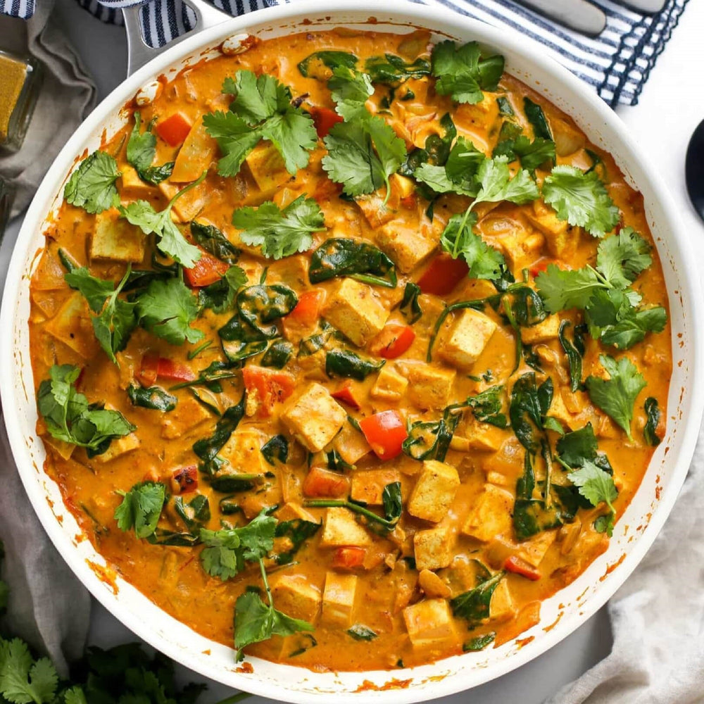 Vegan Thai Red Curry with Tofu